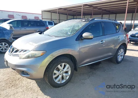 2012 Nissan Murano Sl из США, поврежденный, VIN JN8AZ1MU1CW113149